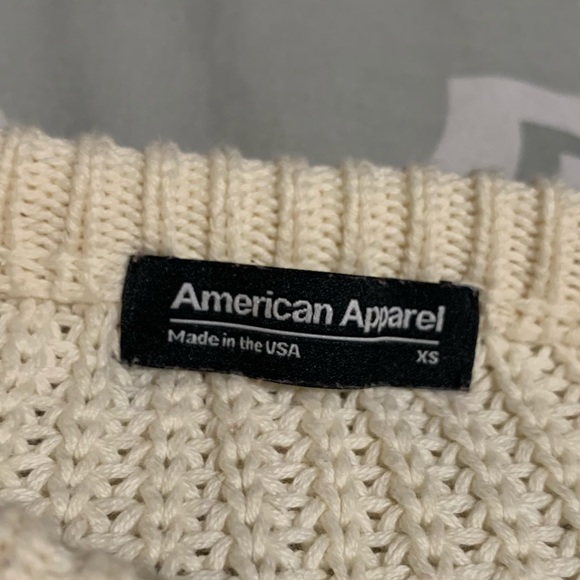AMERICAN APPAREL FISHERMAN SWEATER COLOR BLOCK UNISEX - Picture 6 of 6